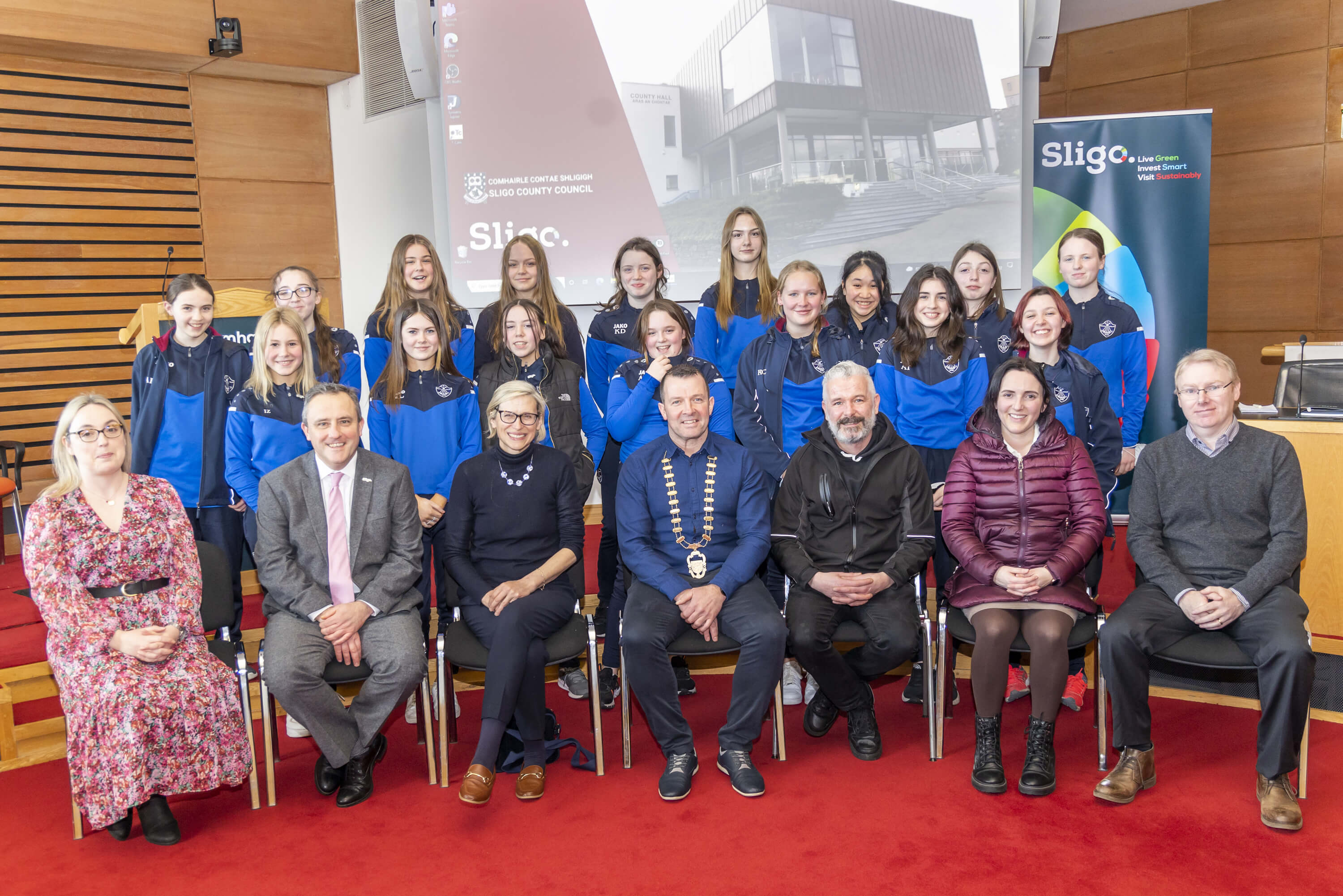 Mercy College students visit County Hall